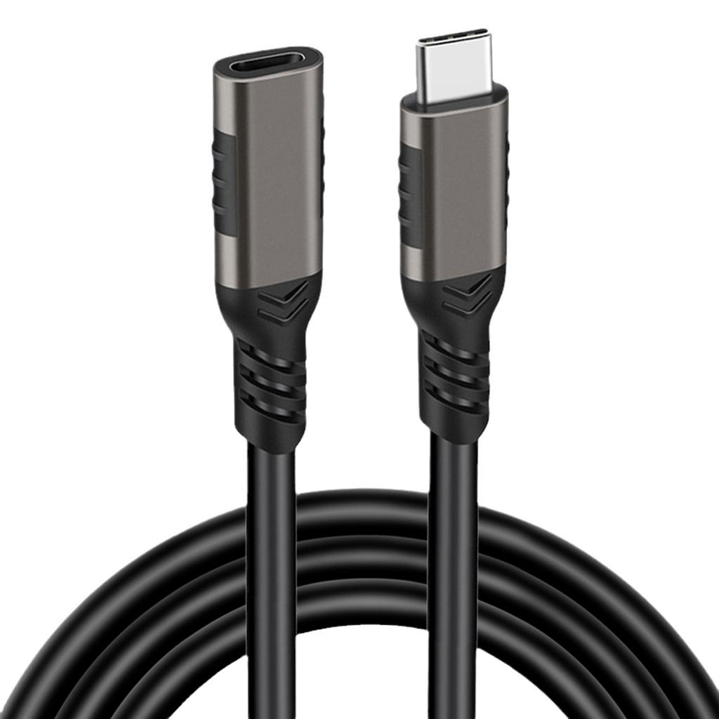 USB C 3.2 Удлинительный кабель 100 Вт PD 5 А Type C Удлинитель 4K @60 Гц 10 Гбит/с Thunderbolt 3 Для Xiaomi Huawei Switch 0,5 м 1 м 2 м