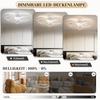 Plafonnier LED Moderne NETTLIFE Blanc Forme de papillon; 78 W; Dimmable; Télécommande; Ø80 cm; Pour Salon Chambre Cuisine