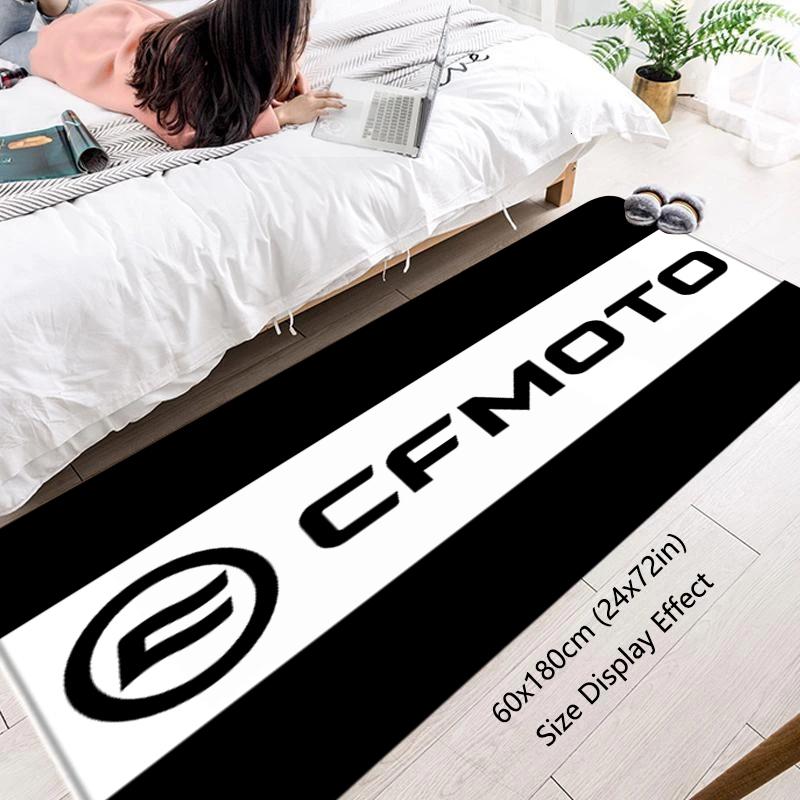 Interior Floor Mat CFmoto Racing Doormat Non-slip Foot Rug for Entryway Kitchen Carpet Bedroom Bedside Mats Washable Home Decor