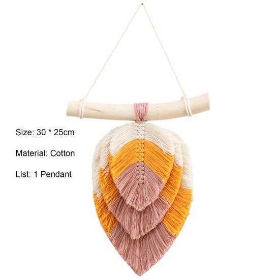 Настенный гобелен в скандинавском стиле с кисточками в стиле пэчворк, хлопковый гобелен ручной работы, товары для дома