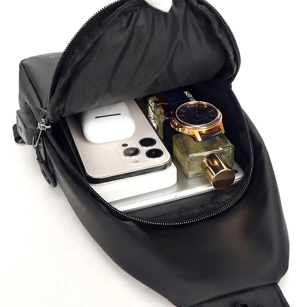 Многофункциональная мужская сумка через плечо, водонепроницаемая сумка на плечо, дорожная походная походная сумка-слинг, сумка-мессенджер на грудь для мужчин