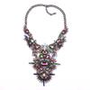 Fashion Exaggerated Necklace, Alloy Diamond-Encrusted Short Necklace, Crystal Jewelry