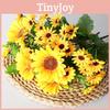 Bouquet Single Sunflowers Artificial Flower For Wedding And Decoration Home
