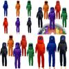 Kids 3pcs Among Us Cosplay Costume Children Halloween Party Show Sets Jumpsuit