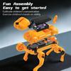 Touch Interactive Electric Robot Dog Voice Control DIY Assembled Dog Toys  Children Educational Toy