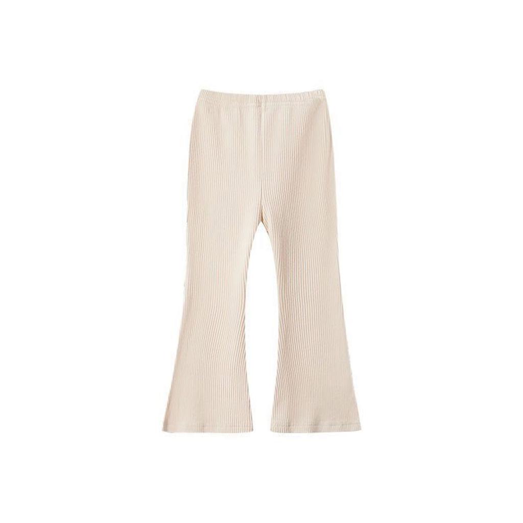 Леггинсы-клеш для девочек, хлопковые брюки-клеш для девочек, брюки-клеш с высокой талией, облегающие леггинсы для йоги для детей