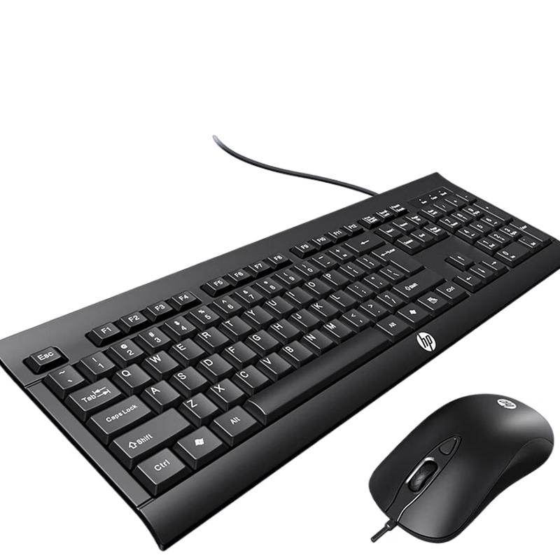 HP Проводной комплект клавиатуры и мыши KM100