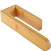 Waterproof Bamboo Wooden Towel Rack Adhesive Towel Shelf Durable No Drill Shelf  Bathroom