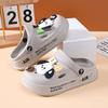 Детские дырчатые туфли, мужские и женские для детей среднего и старшего возраста, лето 2025, DIY, прочные, нескользящие, на толстой подошве, пляжные, милые, крутые шлепанцы