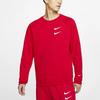 Nike Embroidered Fleece Lined Stay Warm Round Neck Pullover Red Men's DD5079-657