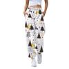 Женские повседневные модные рождественские принтованные повседневные брюки спортивные брюки длинные брюки брюки с эластичной резинкой на талии