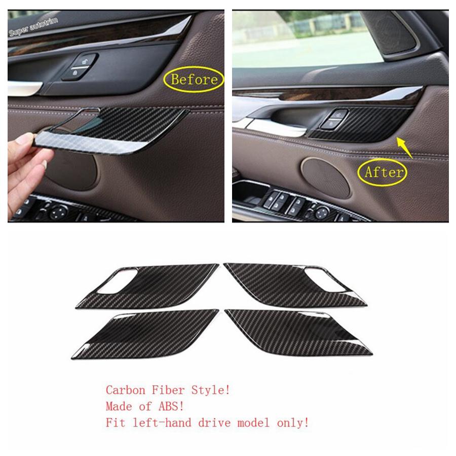 ABS Window Lift / Handle Bowl Frame / Central Control AC Air Panel Cover Trim For BMW X5 F15 2014 - 2017 / X6 F16 2015 - 2018