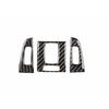 For BMW 3 4 Series GT 2013- Real Carbon Fiber Console Air Outlet Vent Trim