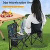 Портативное складное кресло для улицы со спинкой для кемпинга, рыбалки, пикников и рисования