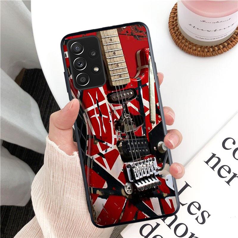 Чехол для телефона Eddie Van Halen с графическим гитарным принтом для Samsung Galaxy A13 A03 A12 A32 A71 A11 A21S A02 A52 A72 A51 A50 A70 A31 M31