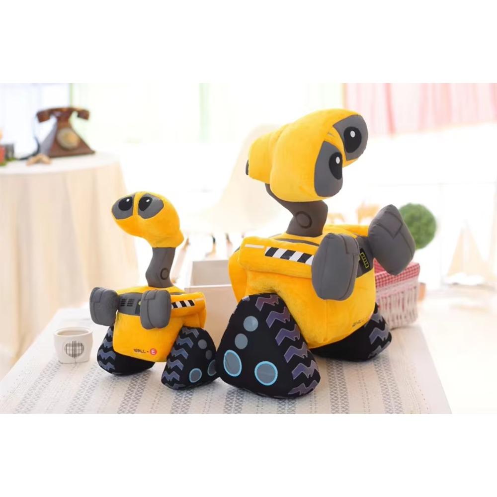 Большая плюшевая игрушка WALL-E Мультяшный яркий робот Плюшевые игрушки Набитые куклы из фильмов и аниме Подушка для дивана и кровати Домашний декор Подарки на день рождения