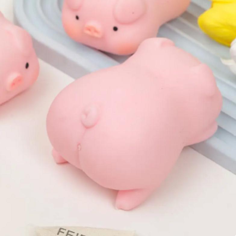 Декомпрессия милой свиньи, креативная открытка с отскоком игрушки для защемления вентиляции для кампуса декомпрессии животных