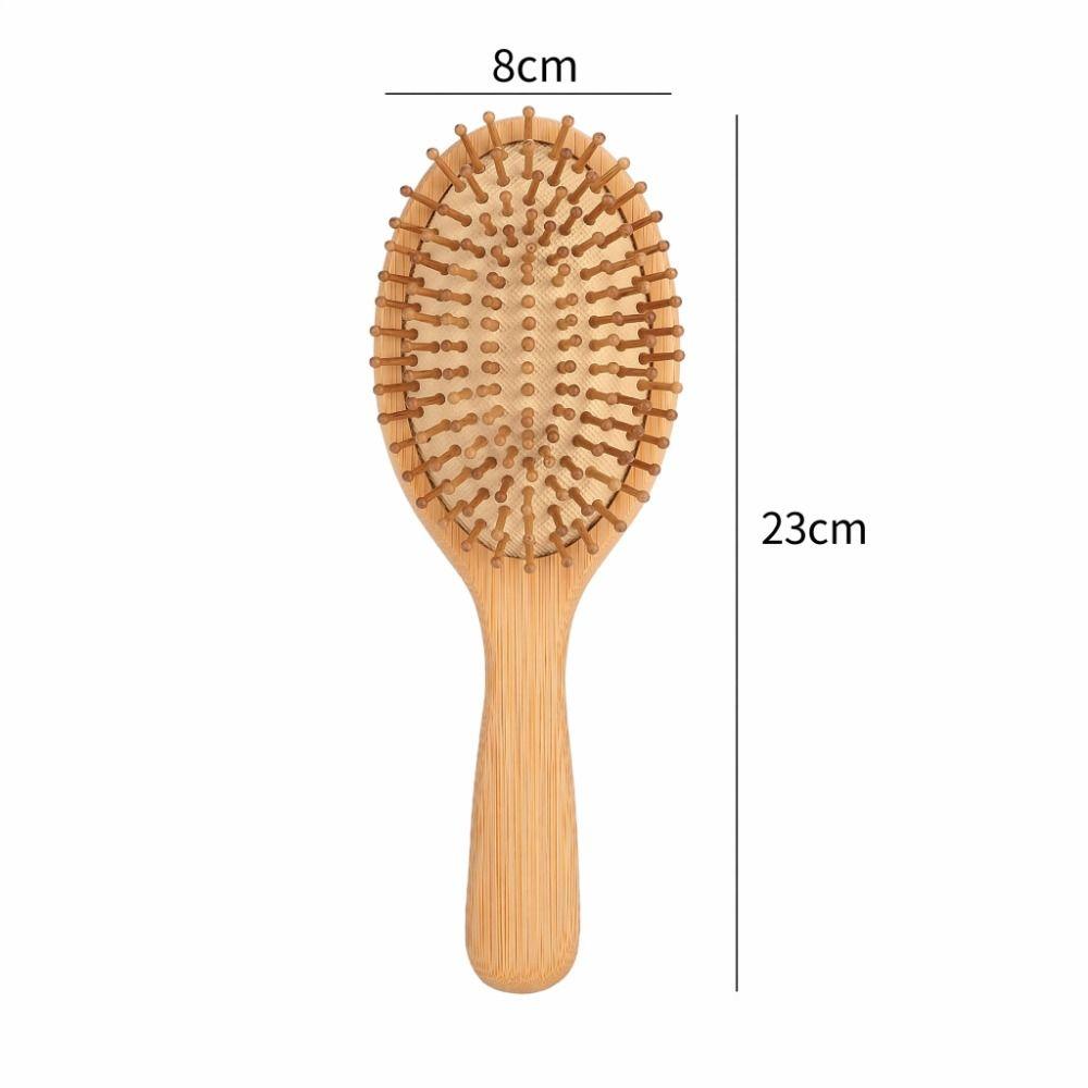 Portable Solid Wood Hair Massage Comb Promote Blood Circulation Scalp Massage Comb Hair Care