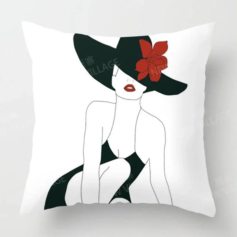 Скандинавский Осенний Домашний Декор Осеннее Украшение Наволочка для Подушки Диванная Наволочка Современная Гостиная