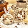Вырезанная клейкая лента с рисунком кофейного пятна для украшения журнала и чехла для телефона