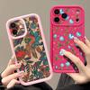 Ударопрочный чехол для телефона iPhone 17 Pro Max Чехол iPhone 16 15 14 13 Pro Max 11 17e 16e Печать с цветами маргариток Мягкий силиконовый бампер