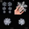 Delightful White Snowflake Christmas Decoration Adding Style To Your Holiday Celebrations