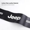 For Jeep 5Pcs Car Door Sticker Threshold Anti Scratch Decals Accessories For Jeep Grand Cherokee Wrangler JK Gladiator Compas