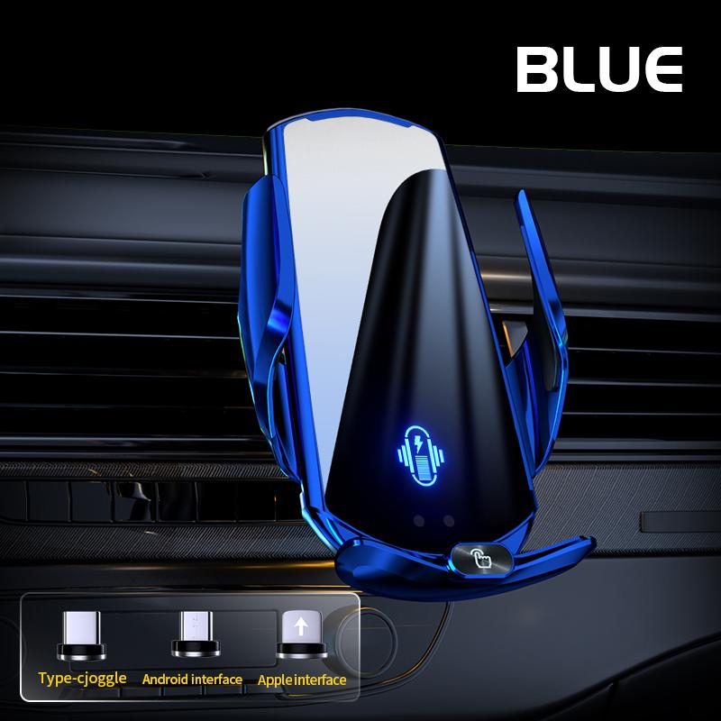 2024 Magic Clip Q11, новое обновление, автомобильное беспроводное зарядное устройство, держатель для мобильного телефона, открывающаяся и закрывающаяся навигационная поддержка, автомобильные принадлежности