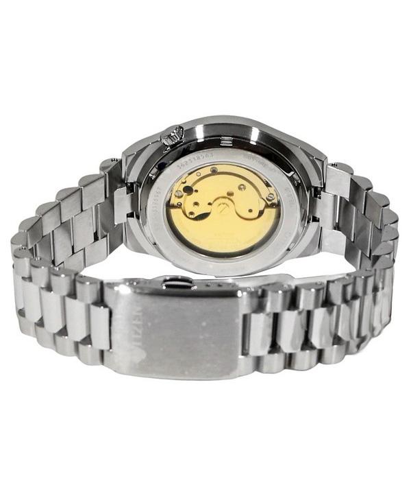 Citizen Tsuyosa Автоматические мужские часы из нержавеющей стали с синим циферблатом NJ0151-88M 100M