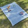 Outdoor Machine Washable Bohemian Blanket White Vintage Picnic Cloth Vintage Carpet Camping Solid Color Picnic