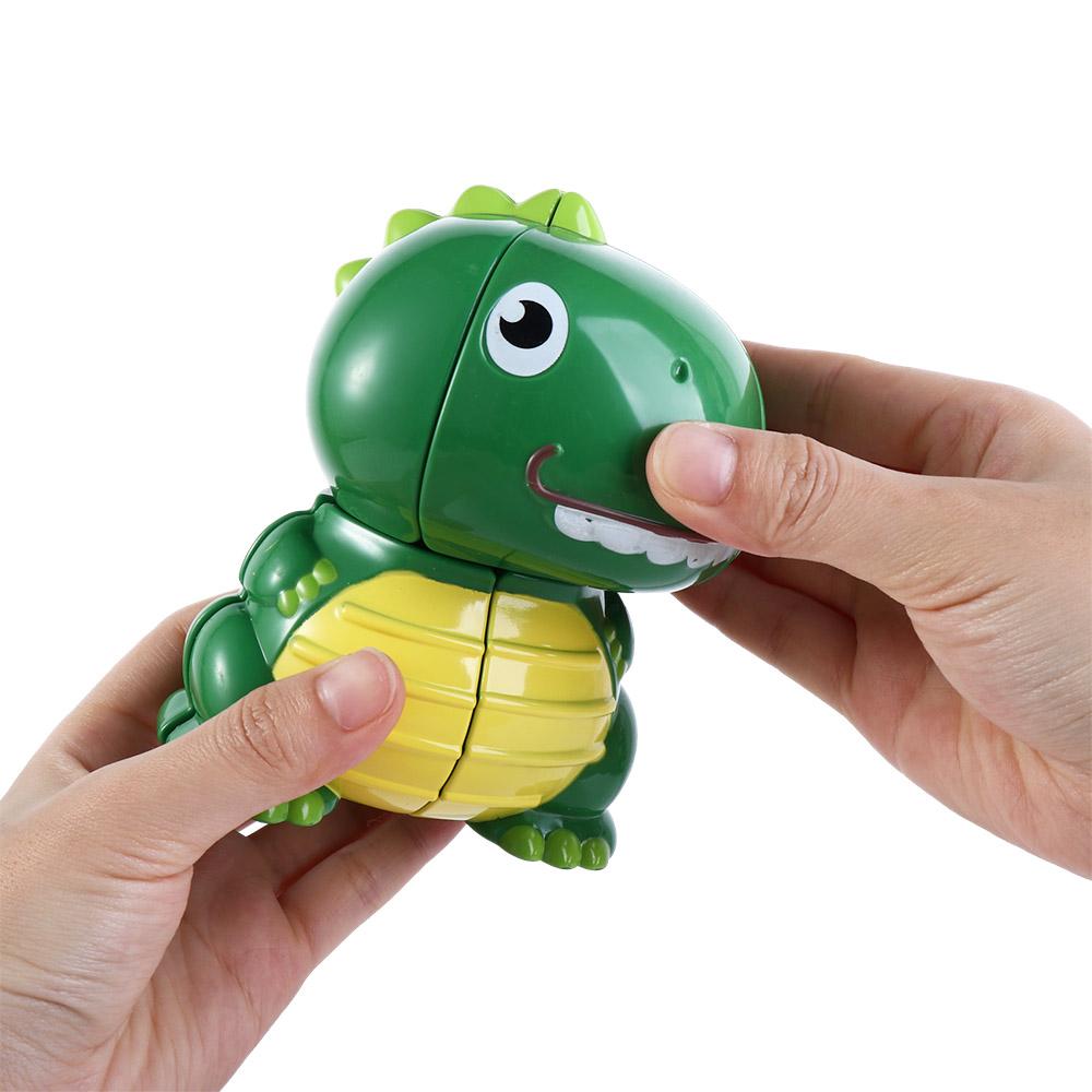 Toys For Kids Cartoon Dinosaur Irregular 2x2x2 Magic Cube Dinosaur Cube Brain Training Speed Cube