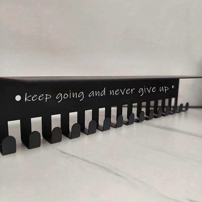 Металлическая стойка для медалей, держатель для медалей, настенный, большой вместимости, держатель для наград для соревнований, футбола, баскетбола, спорта, карате