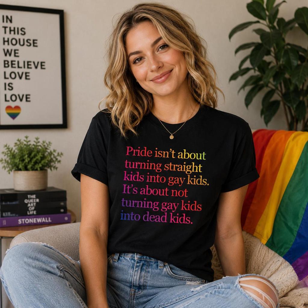 Pride Acceptance T-Shirt, LGBTQ Ally Statement Tee, Equality Awareness Apparel