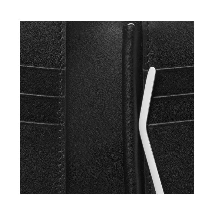 Montblanc Nero Wallet Leather Men wallet Black 128576BLACK