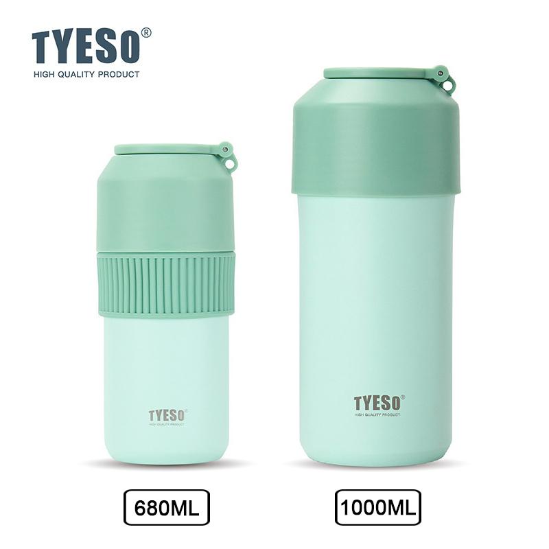 Tyeso 680/1000 мл Бутылка для напитков Изолированный чехол Термокружка для кофе, пива, напитков Туристическая, спортивная, для путешествий, кемпинга
