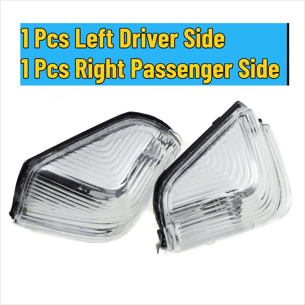 Side Mirror Turn Signal Indicator Light Cover Left or Right For 2006-2017 Mercedes-Benz Sprinter Dodge Freightliner VW Crafter