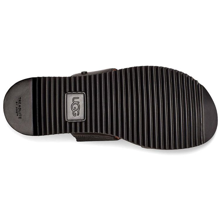 UGG Zyle Slide Удобные мягкие сандалии на плоской подошве с одним ремешком, модные женские сандалии, черные 1116371-BLK