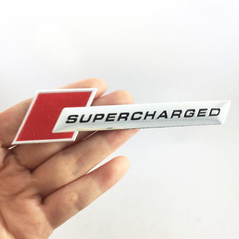 1 X алюминиевый логотип с наддувом, автомобильный значок, наклейка, подходит для всех автомобилей