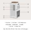 65W 2.7L  Air Moisture Low Noise Dehumidifier Mini Air Dehumidifier Electric Dehumidifier for Home Damp Garage 190 X 190 X 370 Mm