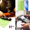 Роскошный кожаный чехол для INFINIX Zero40/Smart9/Hot 50i/Note 40 40X/HOT20 RFID-блокировка слотов для карт Магнитная подставка для притяжения Ударопрочный откидной чехол
