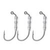 5 шт. крючки для джиг-головок для спорта на открытом воздухе, противоскользящие крючки с зазубринами для мягких пластиковых приманок