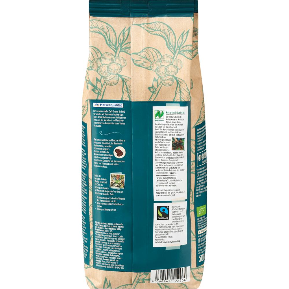 Germany DM dmBio DM Bio Cafe Crema De Peru Coffee Beans 500g