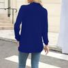 Women Ladies Solid Color Long Sleeve Length Cardigan Sweater Coat Top