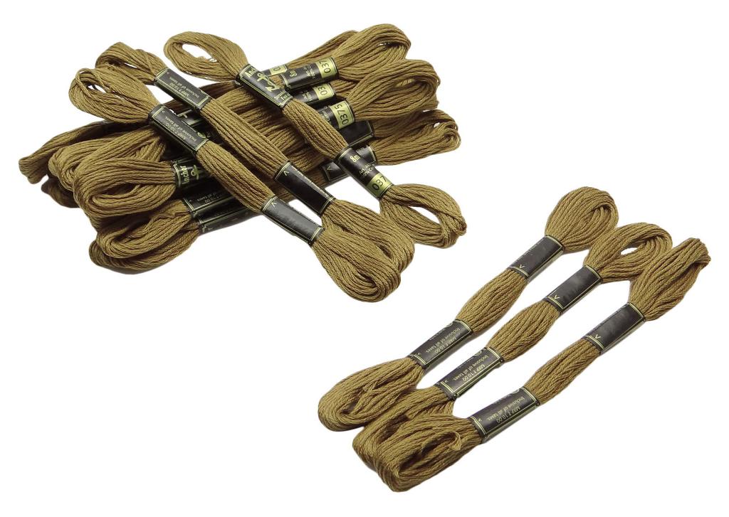 IBA Indianbeautifulart Набор из 25 предметов Якорь Вязание Тусклый Оливково-Зеленый Хлопчатобумажная пряжа Вышивка