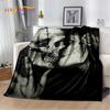 3D Gothic Horror Female Skull Dead Girl Soft Plush Blanket,Flannel Blanket Throw Blanket for Living Room Bedroom Bed Sofa Picnic