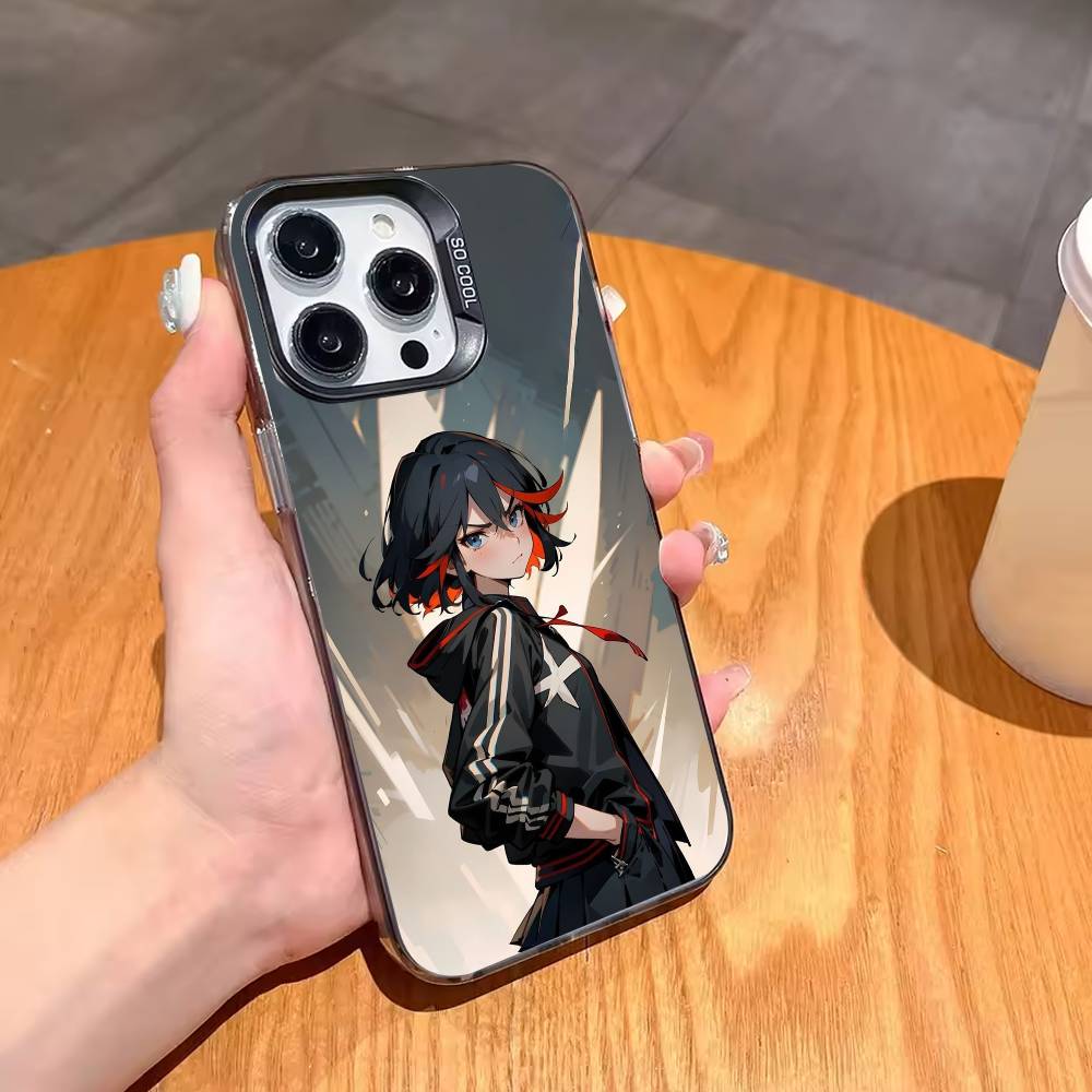 COOL K-Kill La Kill Phone Case For iPhone17,16,15,14,13,12,11,Pro,MAX White Matte Shockproof Cover