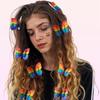 8pcs Rainbow Butterfly Hair Clips Celebration Headpiece Outfit Accessories