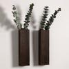 Wood Wall Vase Shelf for Dried Flowers Minimalist Hanging Decor Bedroom Plant Holder Household Supplies Home Decoration
