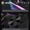 Infinity Mirror RGB Case Fan 120mm, LJ7 Pro 12cm 5V ARGB Ultra-Silent 23dBA 600-1800 PWM PC Cabinet Cooling