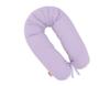 Longer Pregnancy Pillow for Pregnant Women to Sleep + Removable Cover - Purple